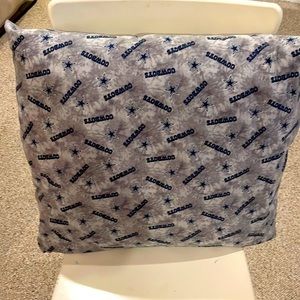 Custom made Dallas cowboys pillow